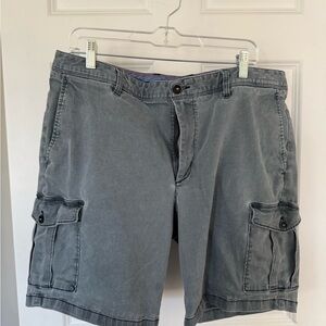 Tommy Bahama Charcoal Cargo Shorts